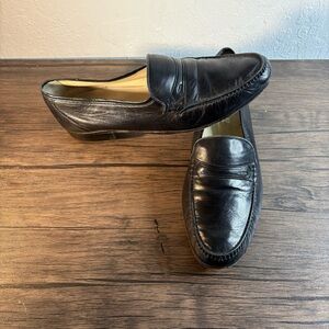 Bally of‎ Switzerland Leather Loafers Mens Dress Shoes Black US Size 11 N